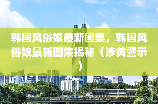 韩国风俗娘最新图集，韩国风俗娘最新图集揭秘（涉黄警示）