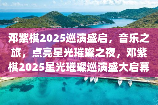 邓紫棋2025巡演盛启，音乐之旅，点亮星光璀璨之夜，邓紫棋2025星光璀璨巡演盛大启幕