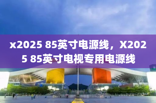 x2025 85英寸电源线，X2025 85英寸电视专用电源线