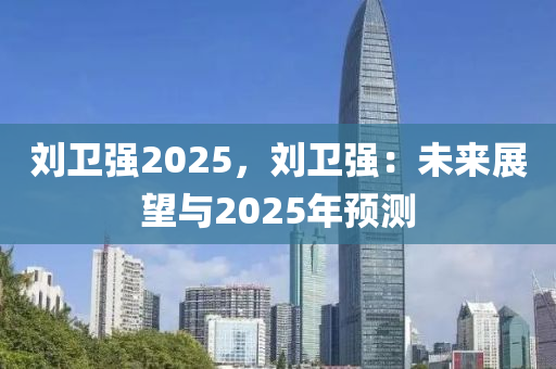 刘卫强2025，刘卫强：未来展望与2025年预测