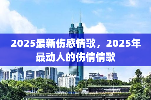 2025最新伤感情歌，2025年最动人的伤情情歌