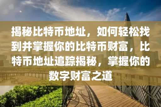 揭秘比特币地址，如何轻松找到并掌握你的比特币财富，比特币地址追踪揭秘，掌握你的数字财富之道