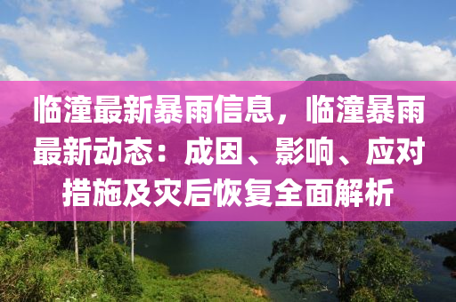 临潼最新暴雨信息，临潼暴雨最新动态：成因、影响、应对措施及灾后恢复全面解析