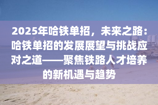 2025年哈铁单招，未来之路：哈铁单招的发展展望与挑战应对之道——聚焦铁路人才培养的新机遇与趋势