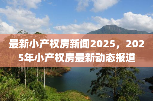 最新小产权房新闻2025，2025年小产权房最新动态报道