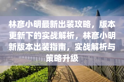 林彦小明最新出装攻略，版本更新下的实战解析，林彦小明新版本出装指南，实战解析与策略升级