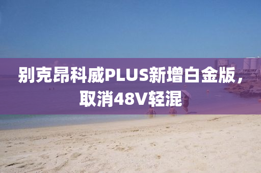 别克昂科威PLUS新增白金版，取消48V轻混