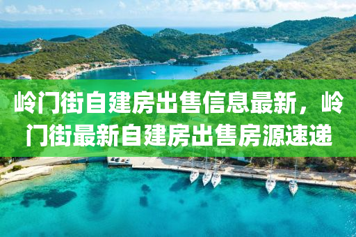 岭门街自建房出售信息最新，岭门街最新自建房出售房源速递